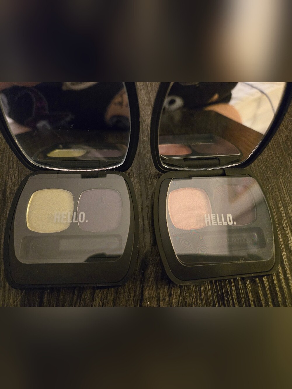 BareMinerals Duo Eyeshadow Compacts - Green & Pink Shades
